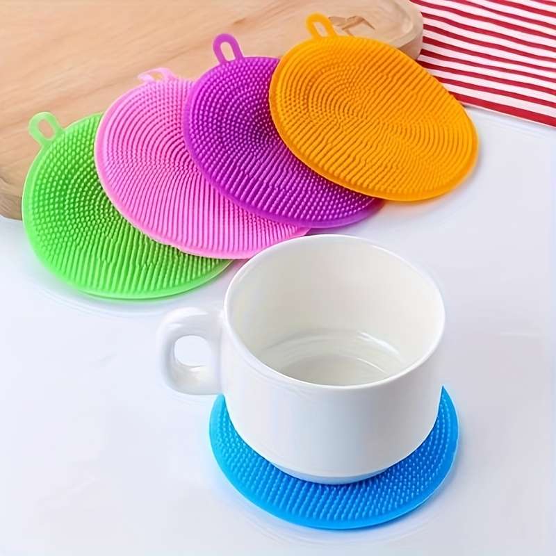 5pcs Food-Grade Silicone Sponges