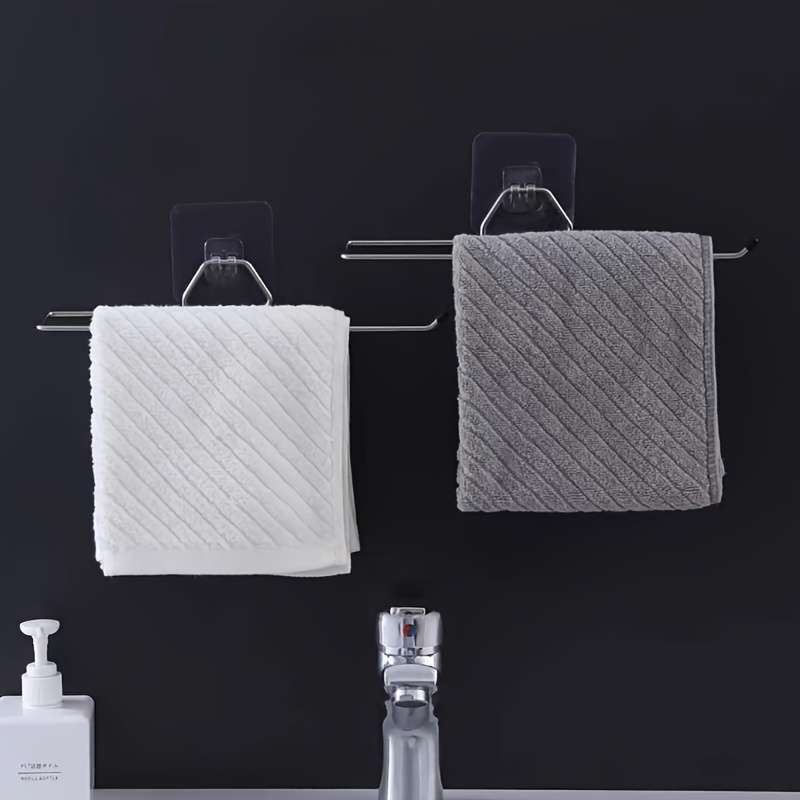 Black Stainless Steel Towel Rack