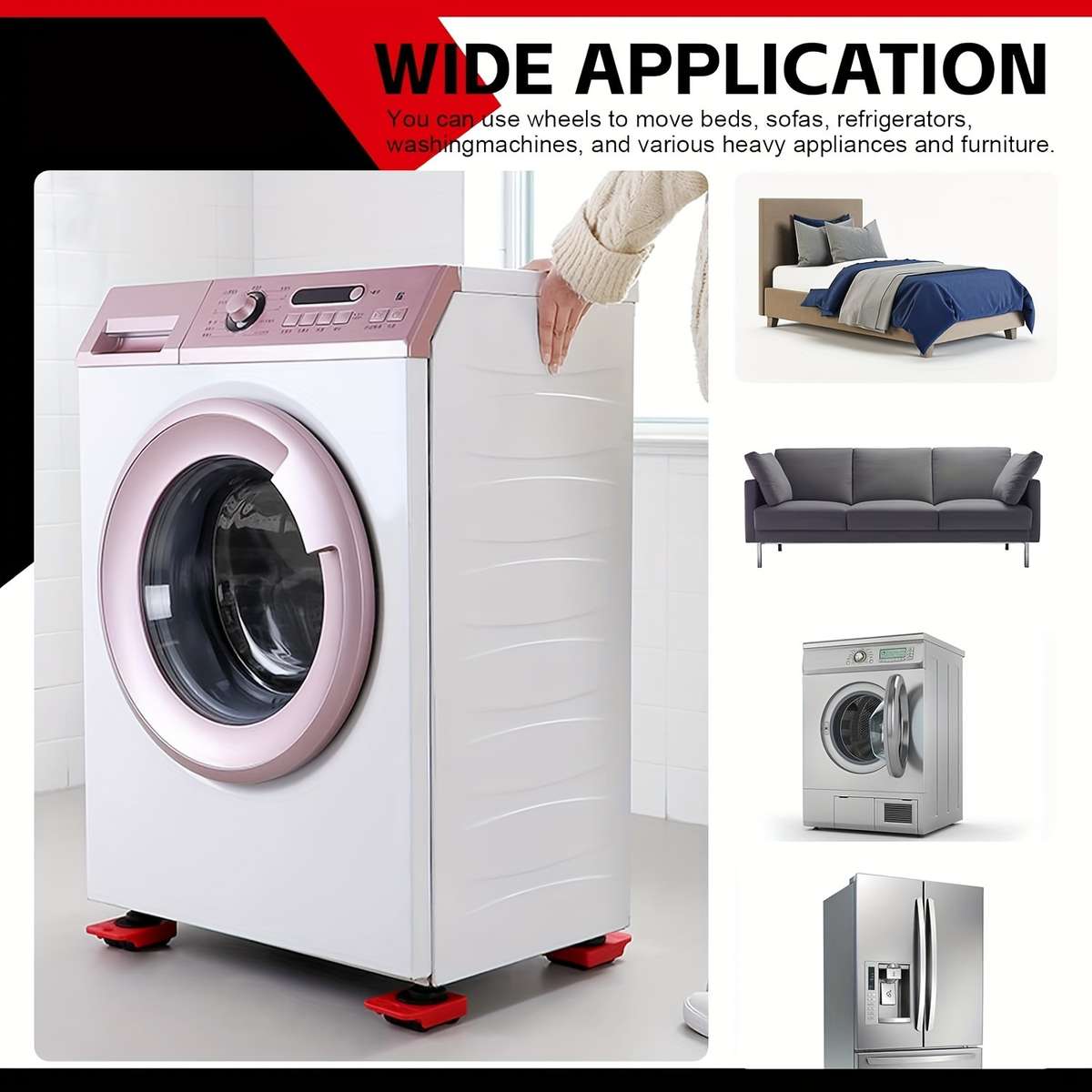 5pcs Heavy-Duty Furniture Moving System