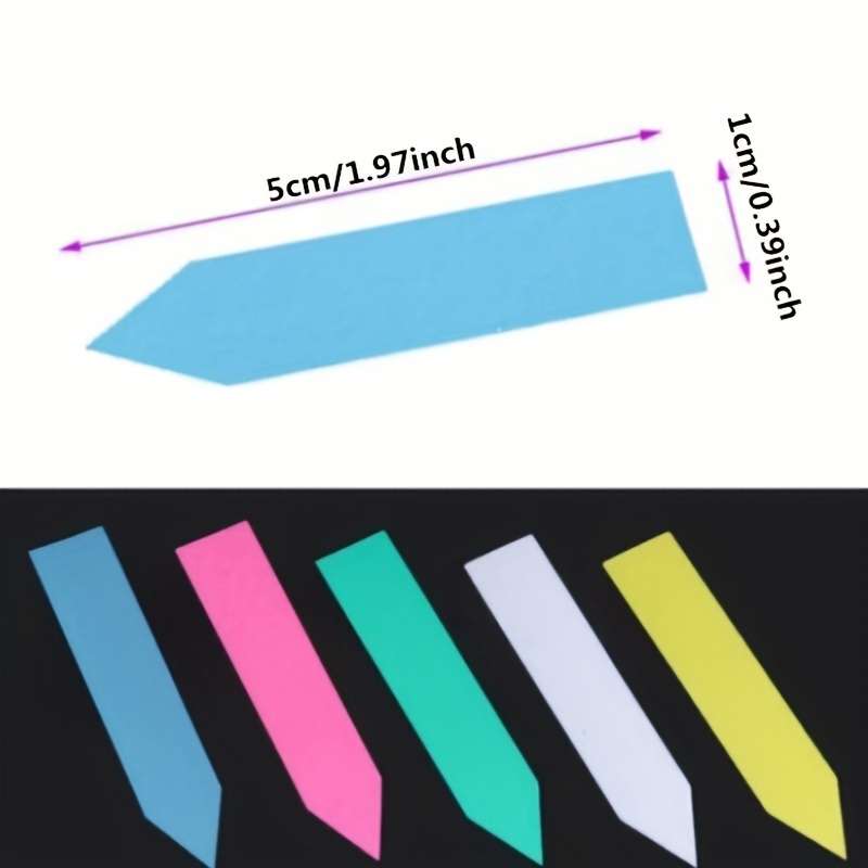 White Plastic Waterproof Plant Labels