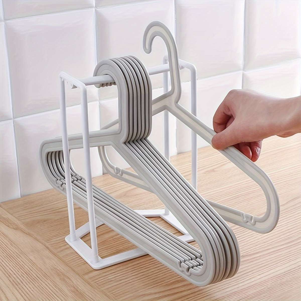 Metal Hanger Organizer Rack