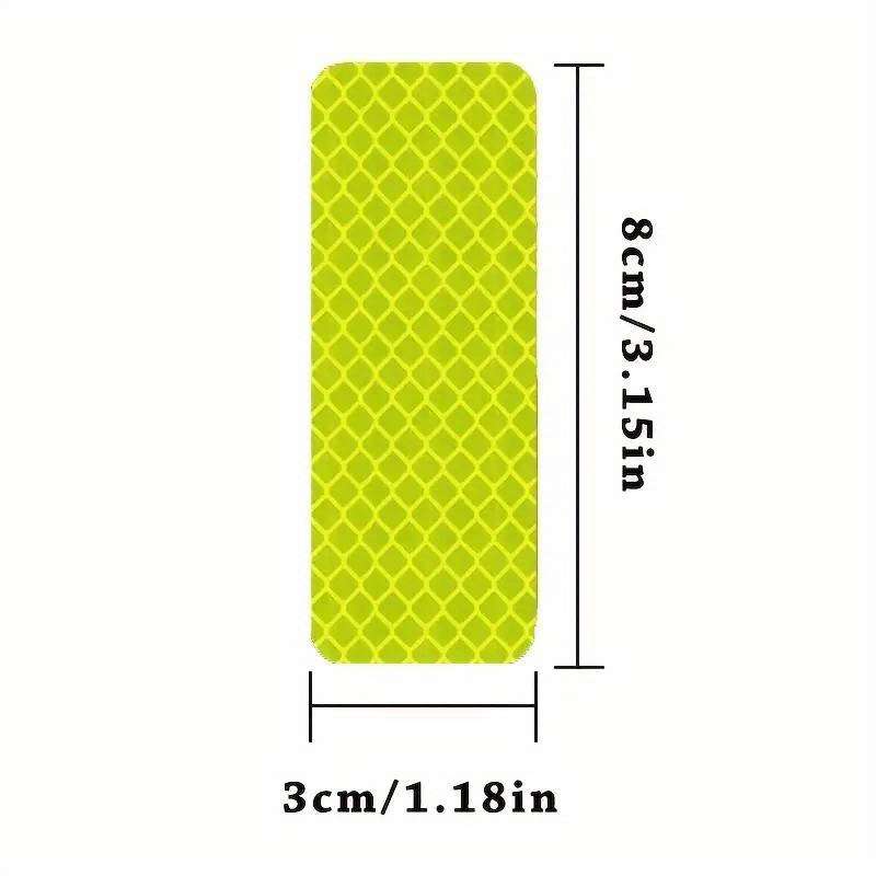 10pcs Car Bumper Reflective Safety Strip Stickers