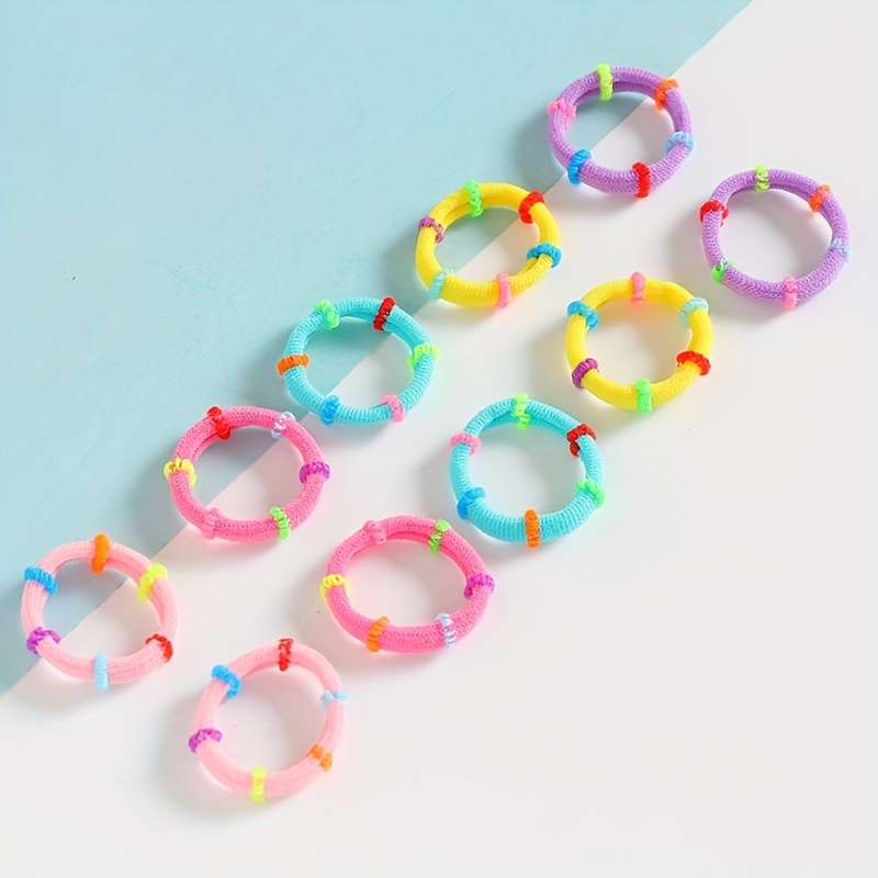 Colorful Elastic Hair Ties Set