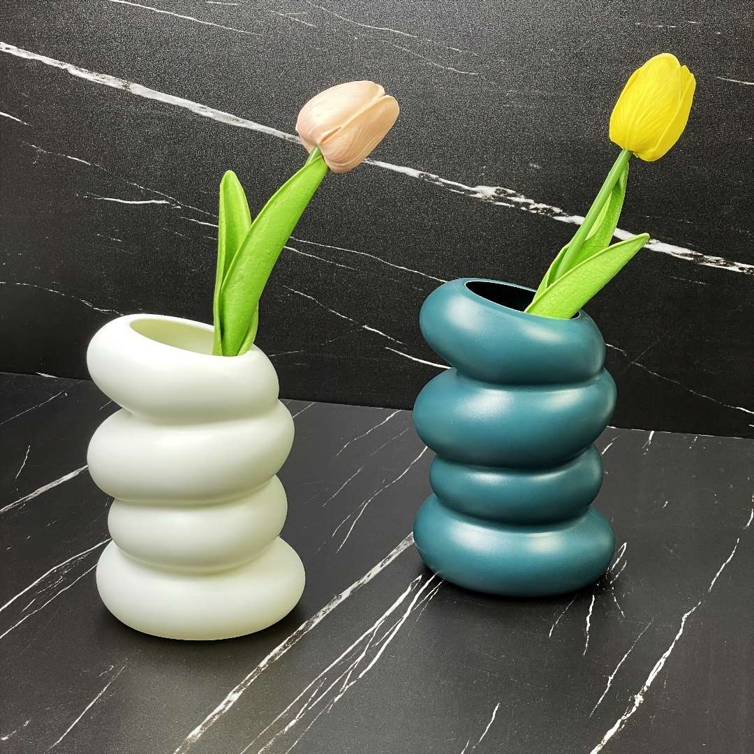 Modern Nordic-Inspired Plastic Vase