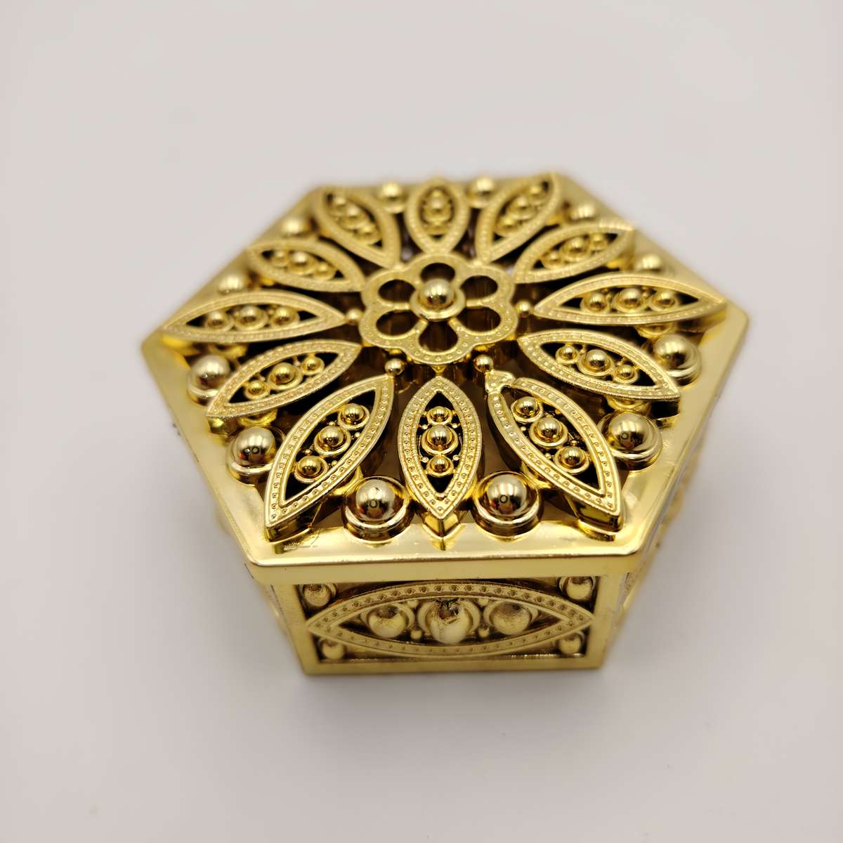 Contemporary Hexagonal Jewelry Box