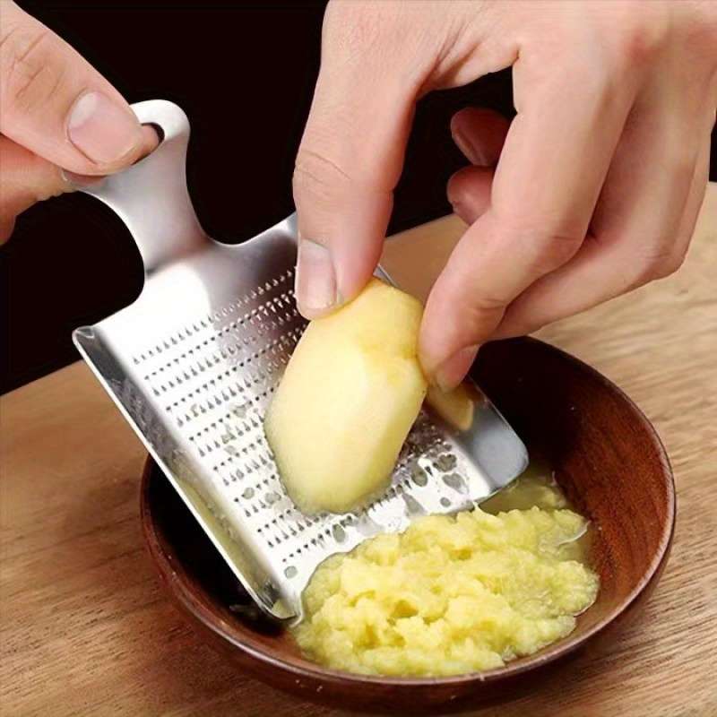 1 Stainless Steel Garlic Ginger Root Vegetable Grinder