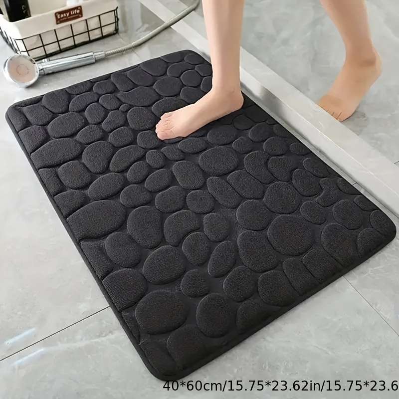 1-Pack Quick Dry Absorbent Bathroom Mats in Random