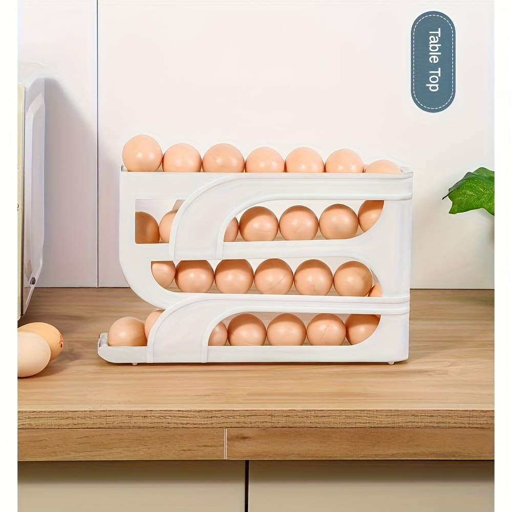 Innovative 3-Tier Egg Storage Rack For Refrigerator