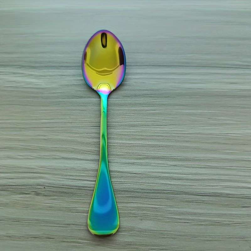 Stainless Steel Mini Spoon Creative Dessert Stirring Coffee Spoon Kitchen Seasoning Spoon