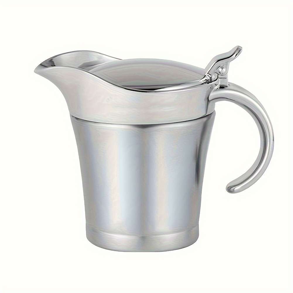 A Double-insulated Stainless Steel Gravy Boat