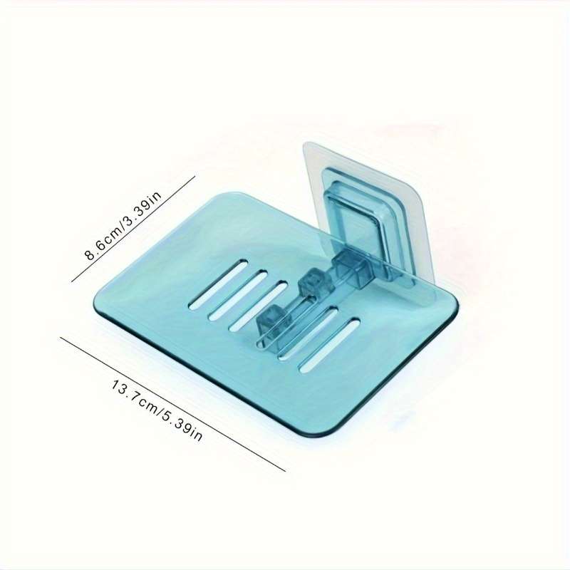 Crystal Clear Wall-Mounted Soap Dish