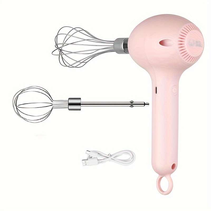 1pc Portable Cordless Electric Hand Mixer And Whisk