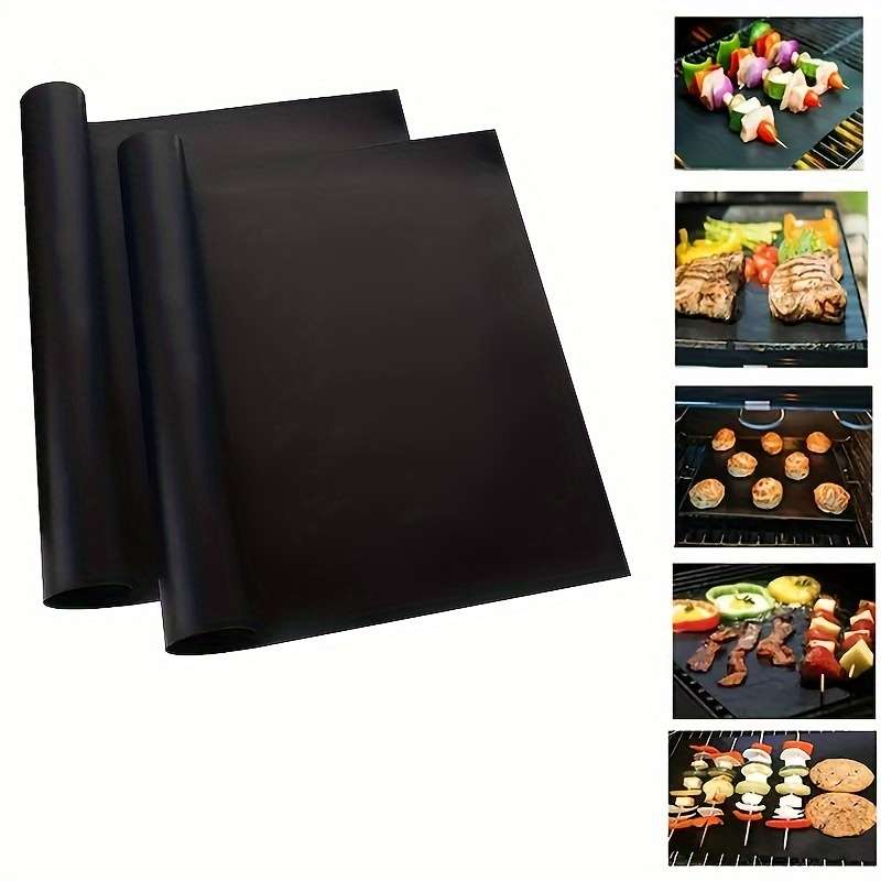 2pcs Oven Bottom Liner Non-Stick Reusable Liner For Electric Ovens