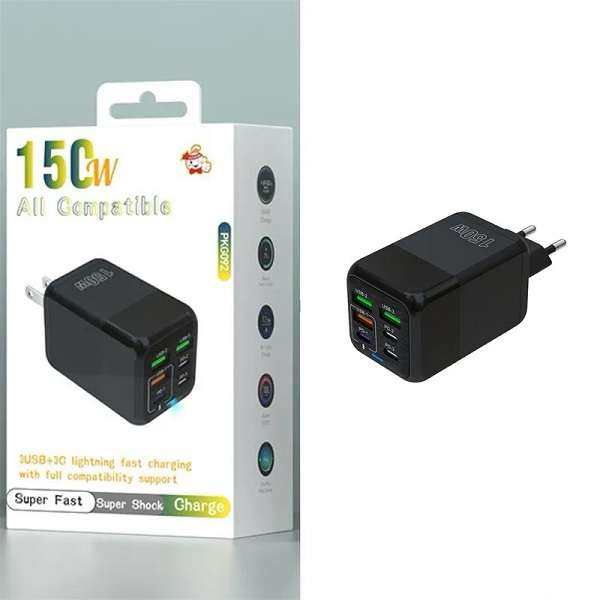 Portable 150W Super Fast Charger 3 Usb Ports And 3 Pd Ports
