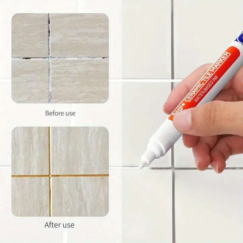 1pc Waterproof and Mildew Proof Tile Caulking Pen
