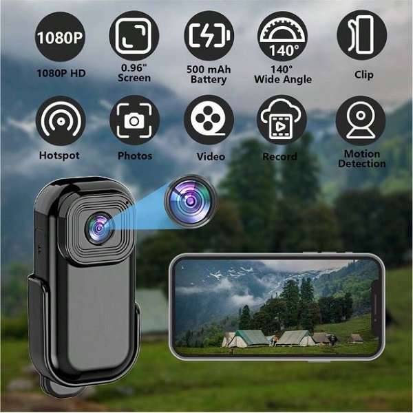 Ultra-Portable 1080P Full Hd Sports Camera