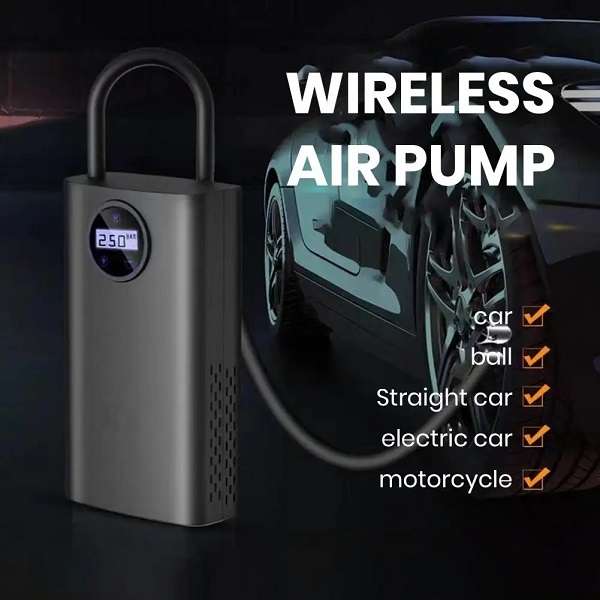 Convenient Tire Air Pump With Led Display