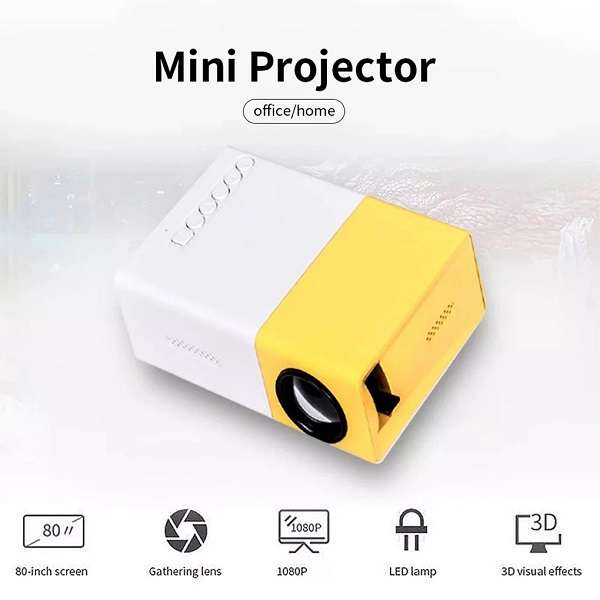 Mini Led Hd Projector Enables Portable Home Theater