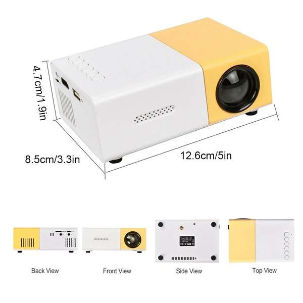 Mini Led Hd Projector Enables Portable Home Theater