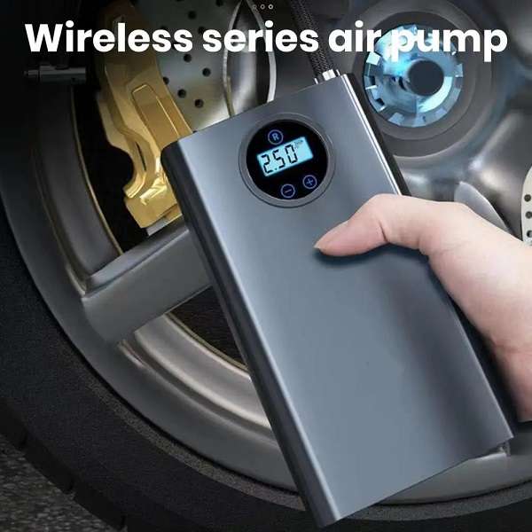 Convenient Tire Air Pump With Led Display