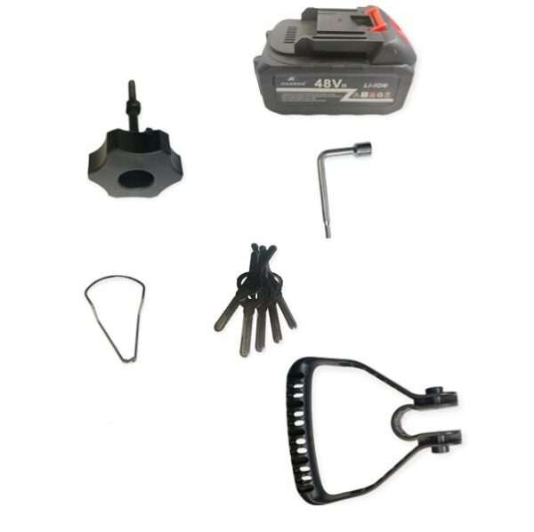 Portable Electric Lawn Mower 48V Rechargeable 15000Mah Battery