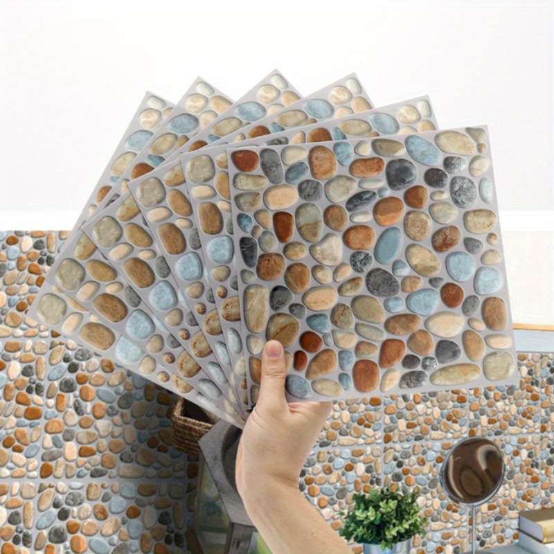 24 PCS Self-adhesive Marble Wall Stickers