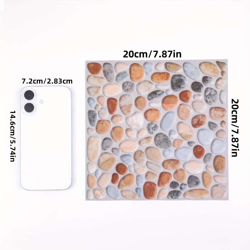 24 PCS Self-adhesive Marble Wall Stickers