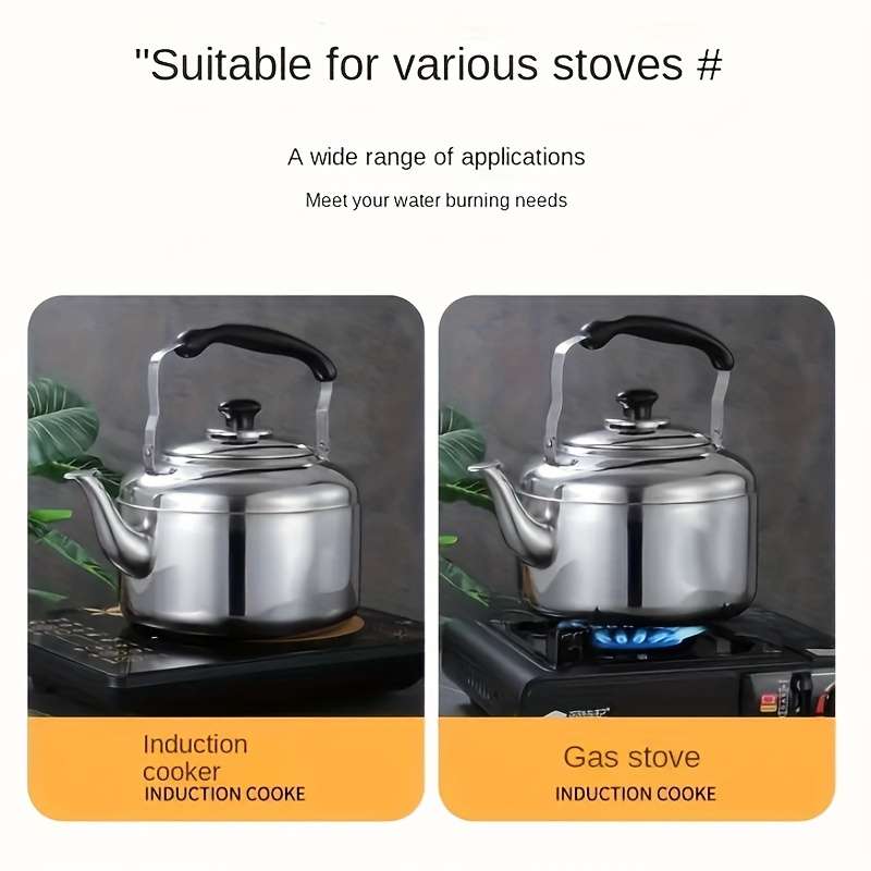 7L Large Capacity Stainless Steel Whistle Kettle
