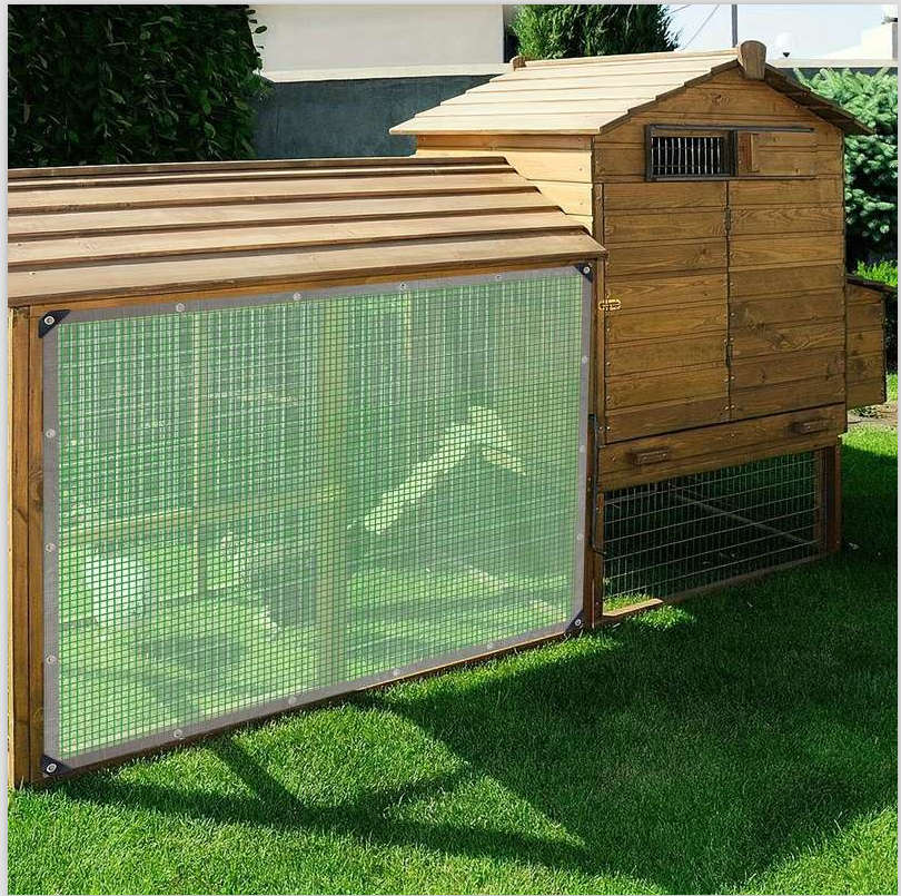 Heavy Duty Green Transparent Tarpaulin