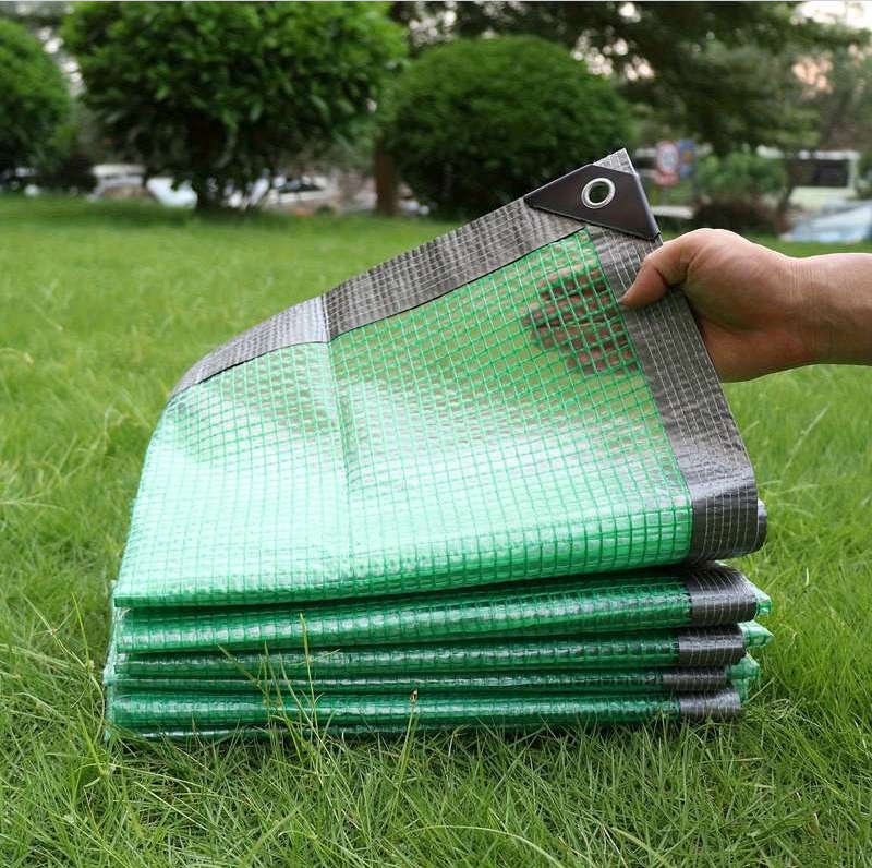 Heavy Duty Green Transparent Tarpaulin