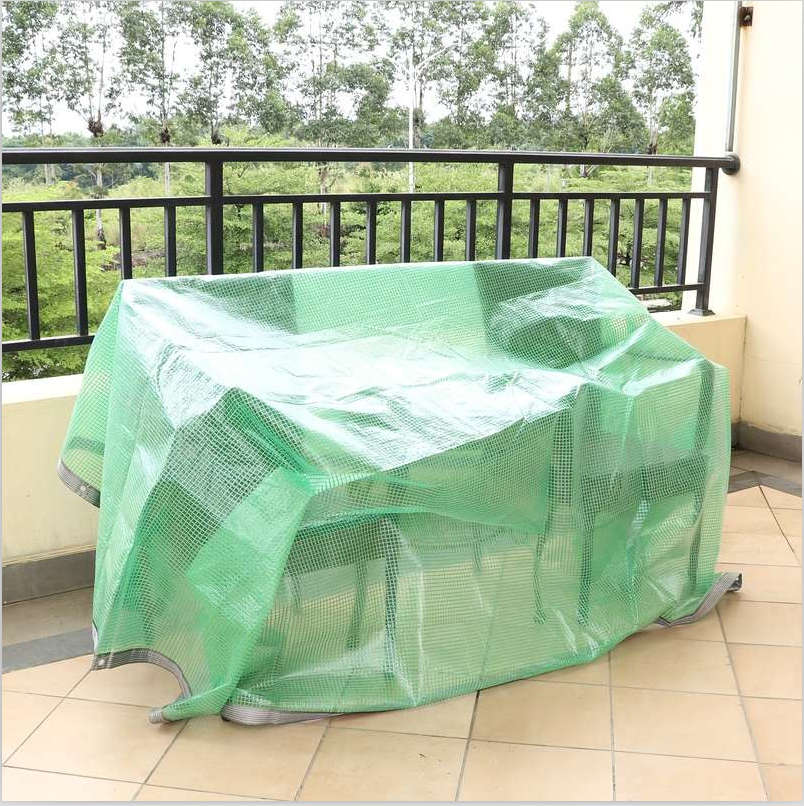 Heavy Duty Green Transparent Tarpaulin