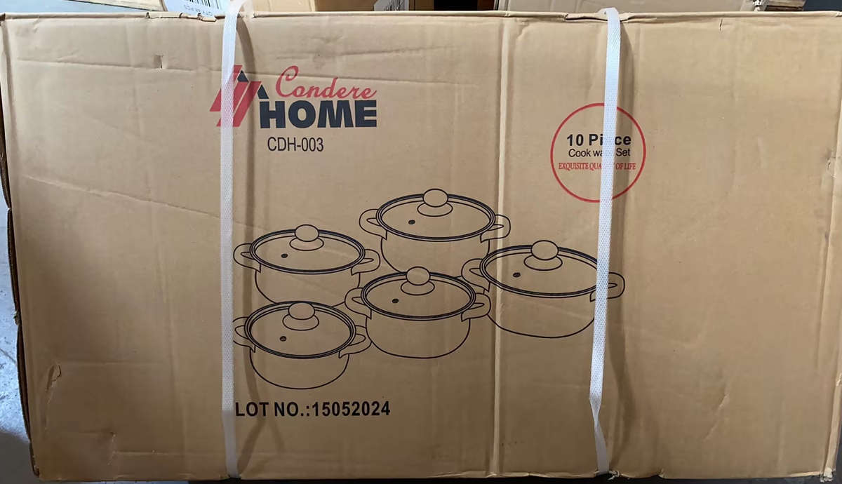 Durable 10-Piece Cookware Set For Home Use