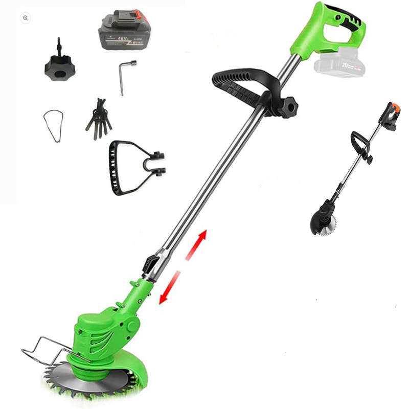 Portable Electric Lawn Mower 48V Rechargeable 15000Mah Battery