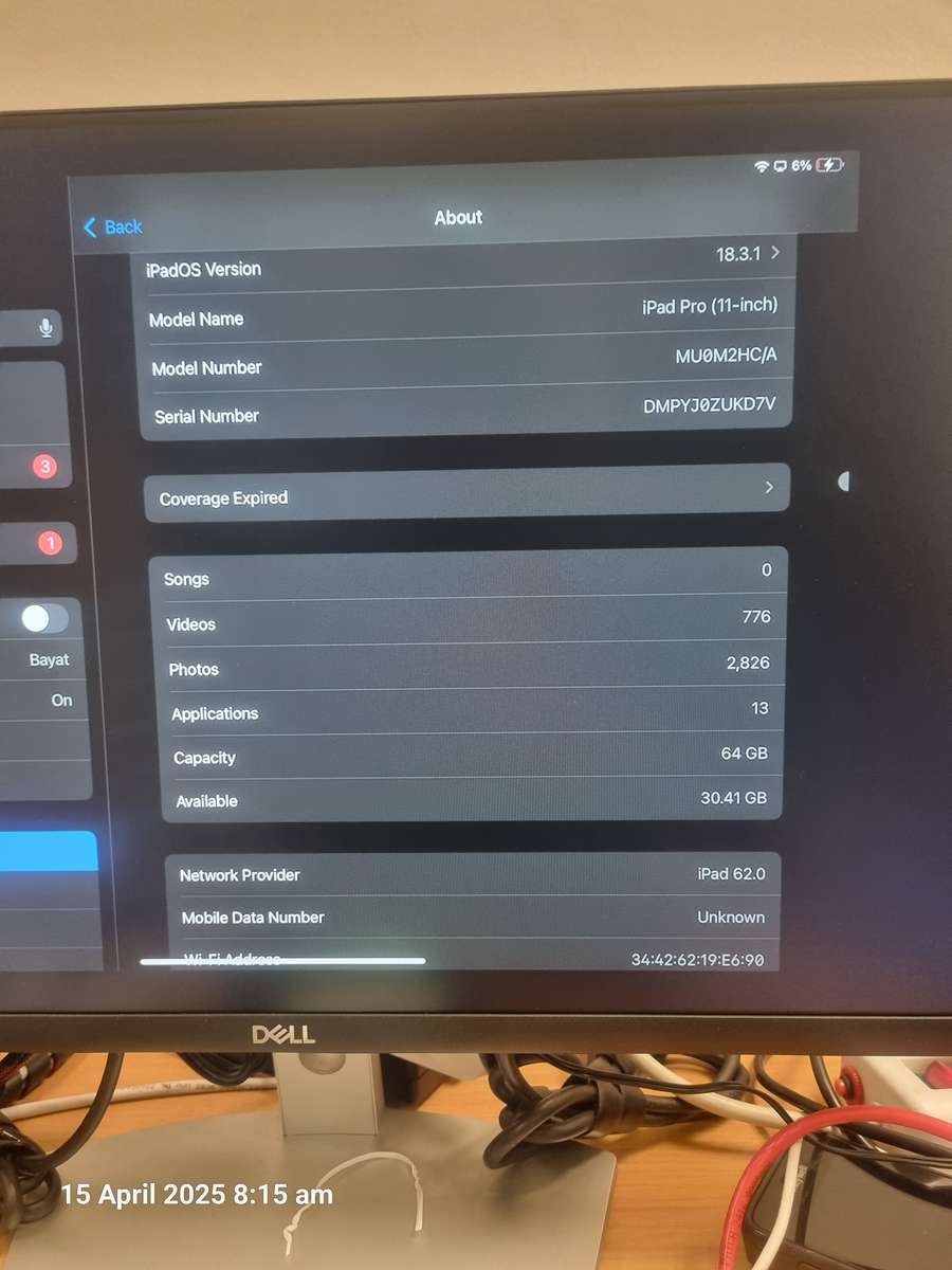 iPad Pro 11 inch 1st Gen - Wifi & 4G