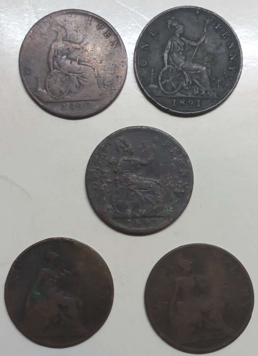 Great Britain  Old Penny lot