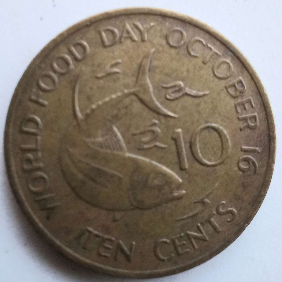 Seychelles 10 Cents 1981 World Food day