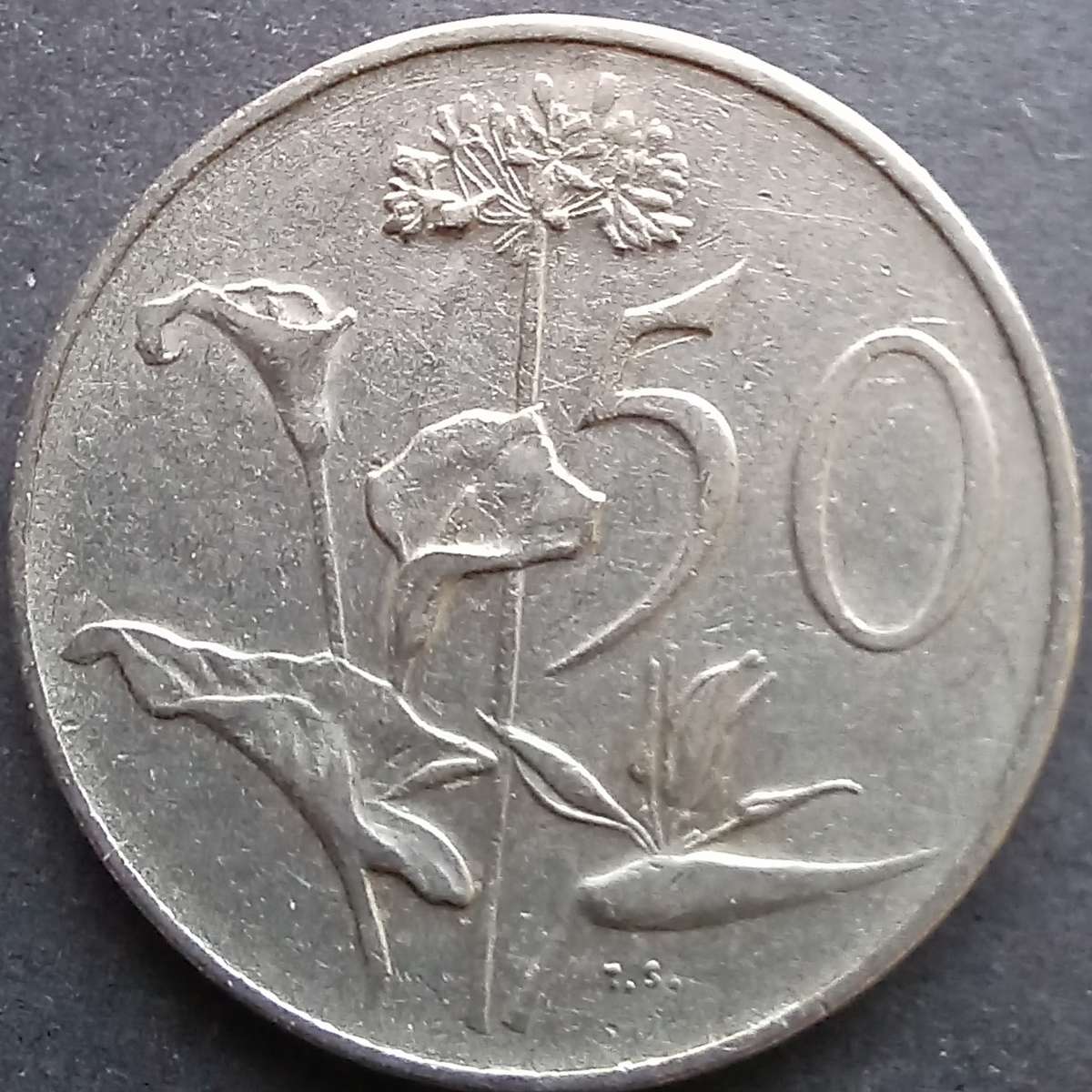 RSA 50 cent 1977