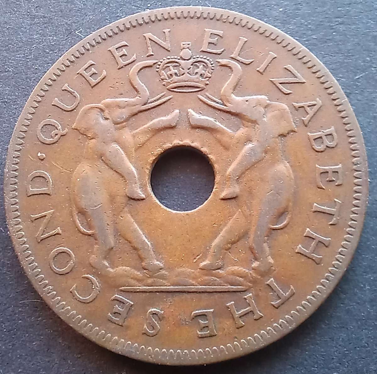 Rhodesia & Nyasaland 1955 1 Penny