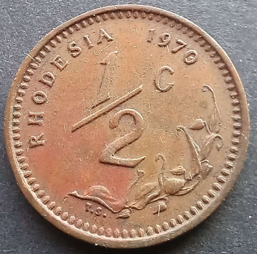 Rhodesia 1970 1/2 Cent