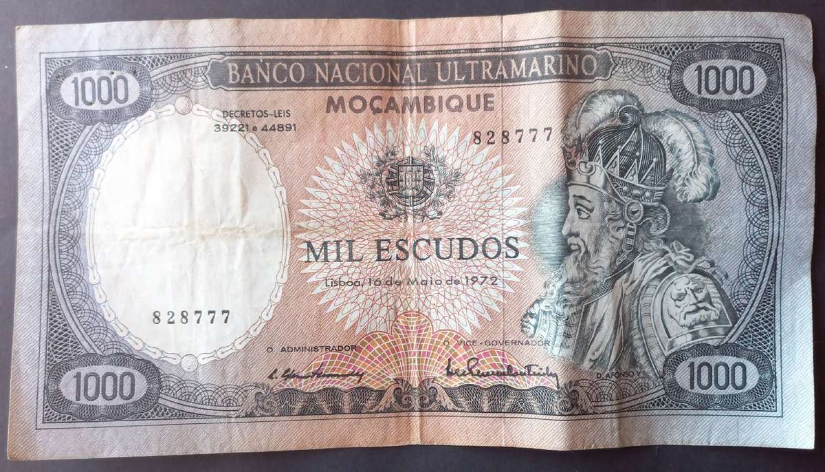 Mozambique 1000 Escudos 1972