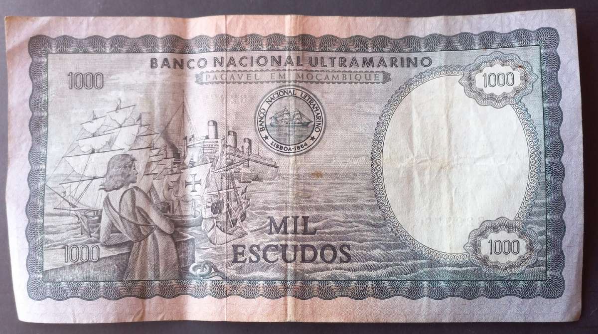 Mozambique 1000 Escudos 1972