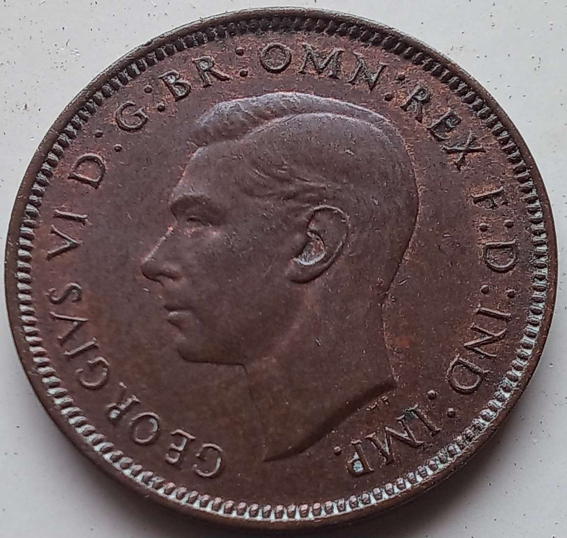 Great Britain 1940 Farthing
