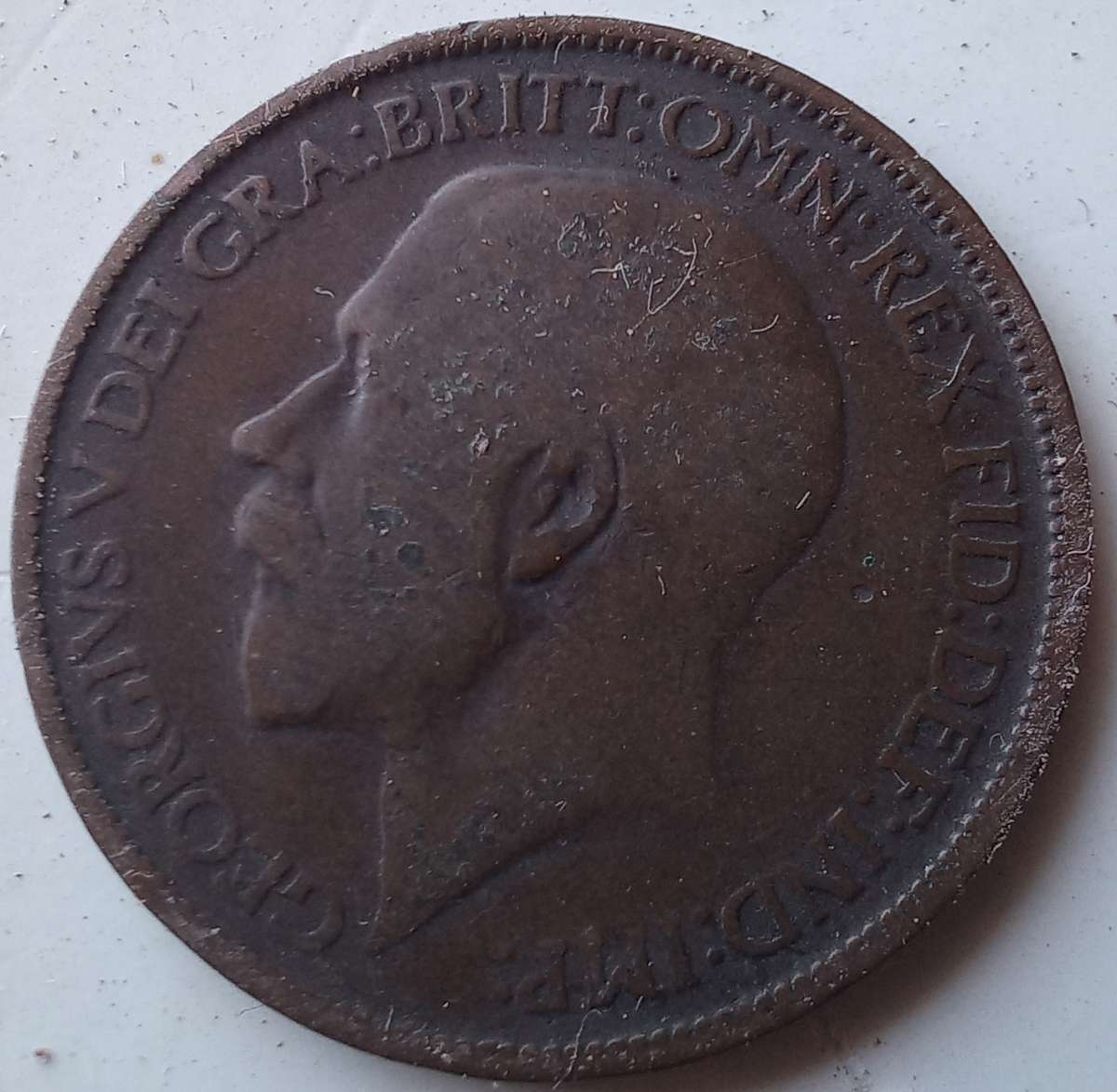 Great Britain 1918 Half Penny