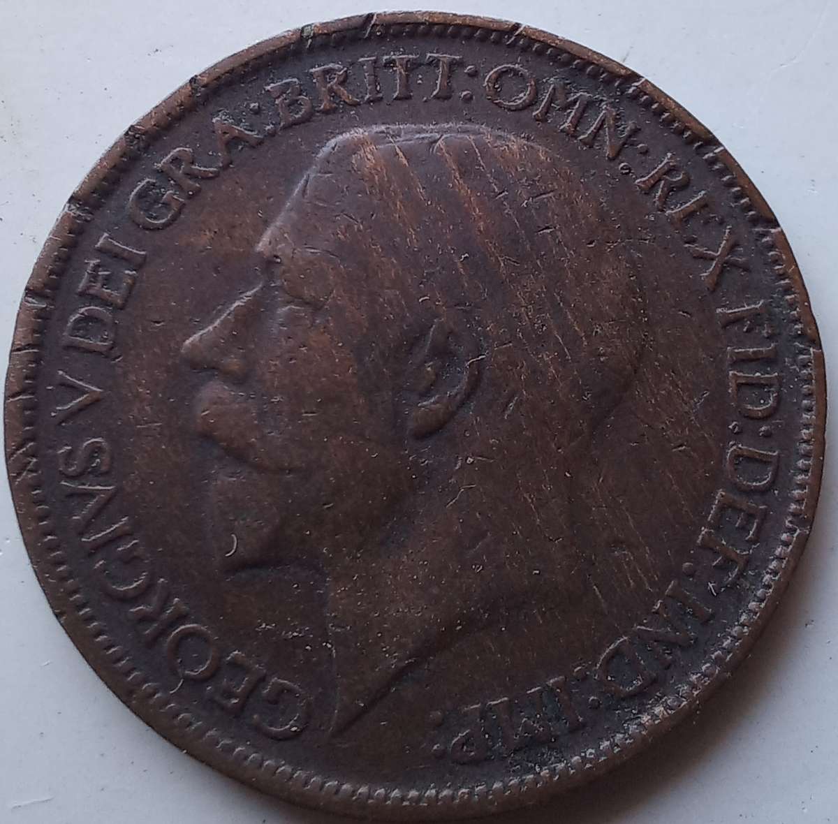 Great Britain 1920 Half Penny