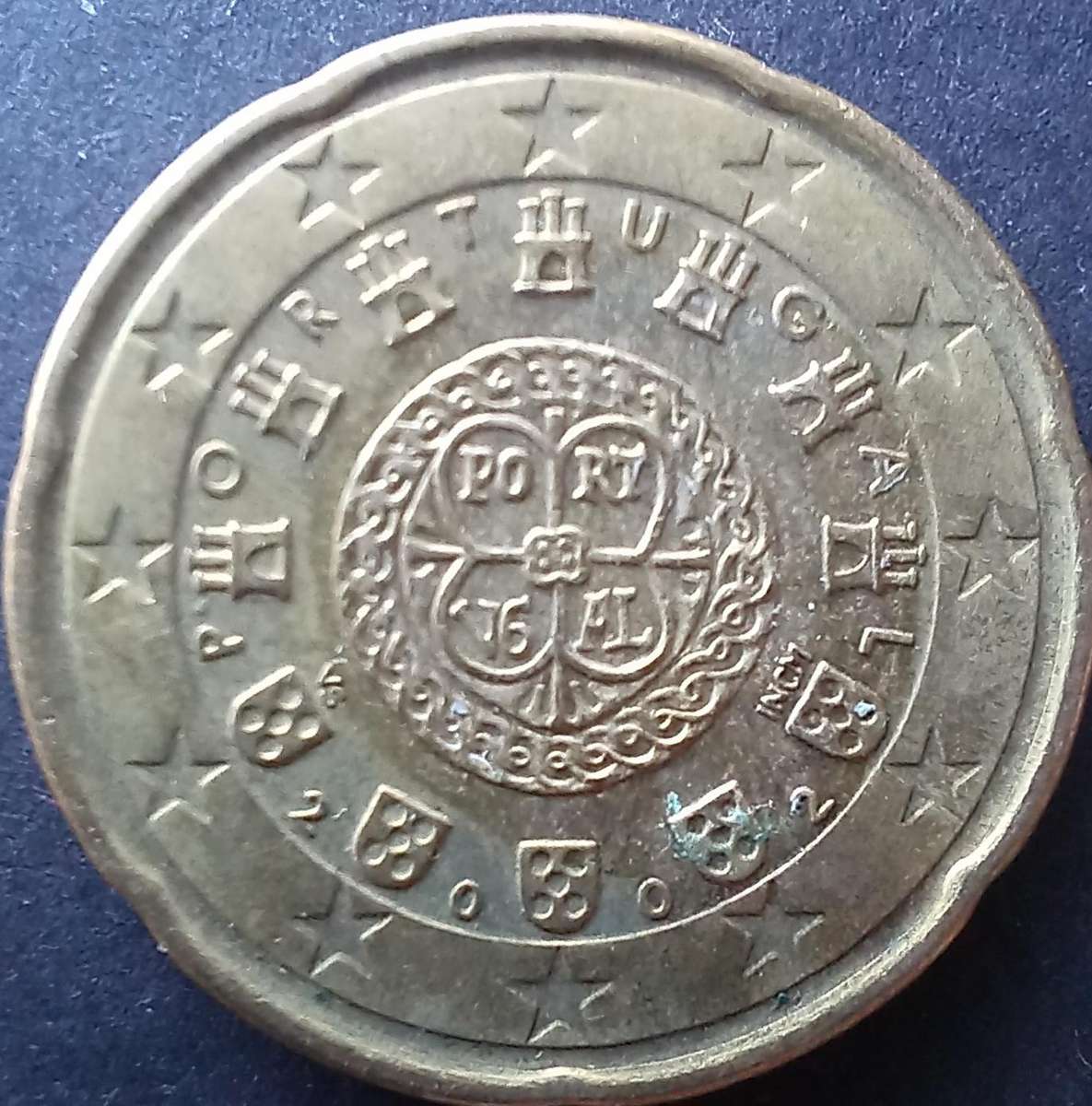 Portugal 2002 20 Euro Cent