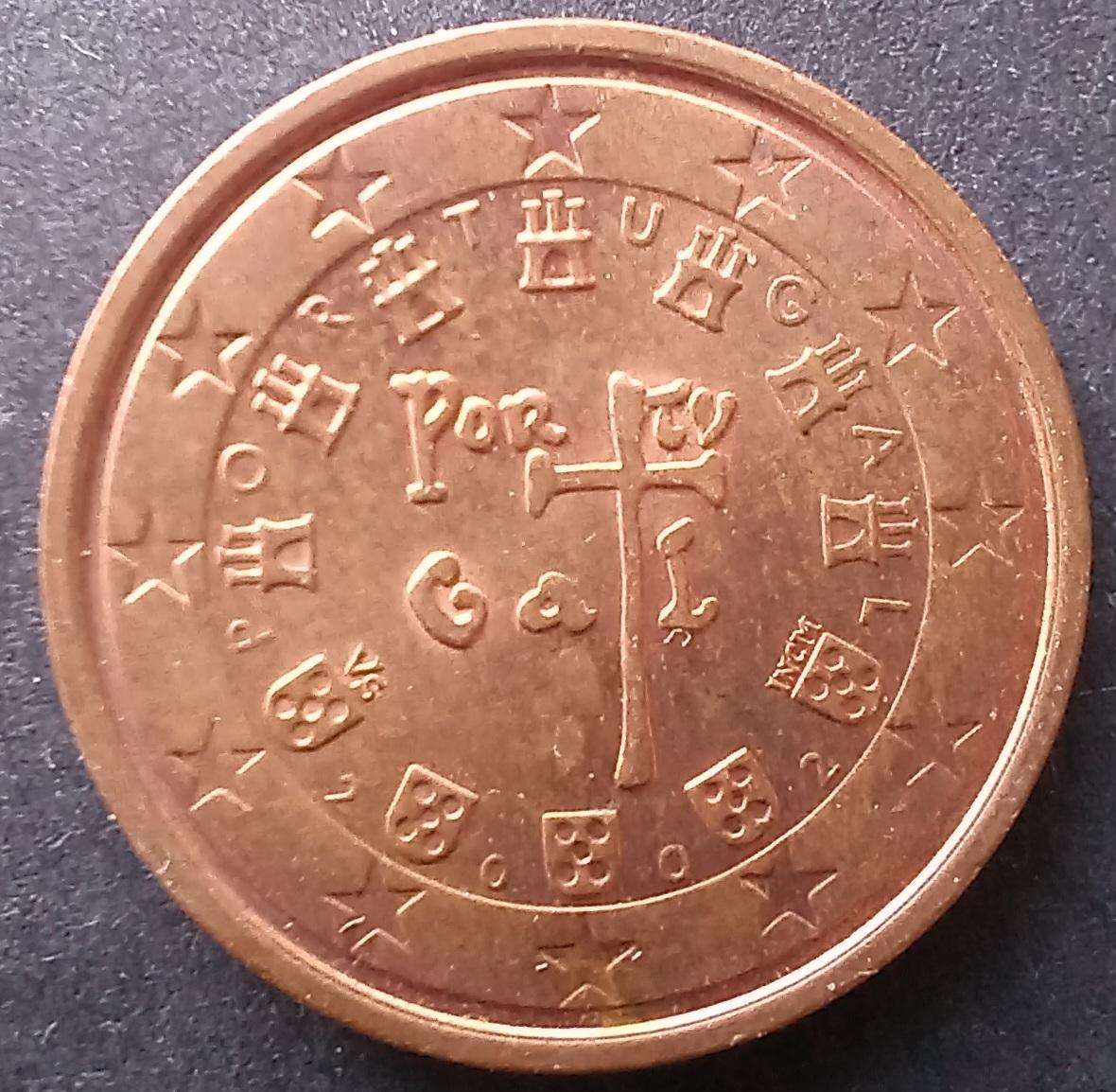 Portugal 2002 2 Euro Cent