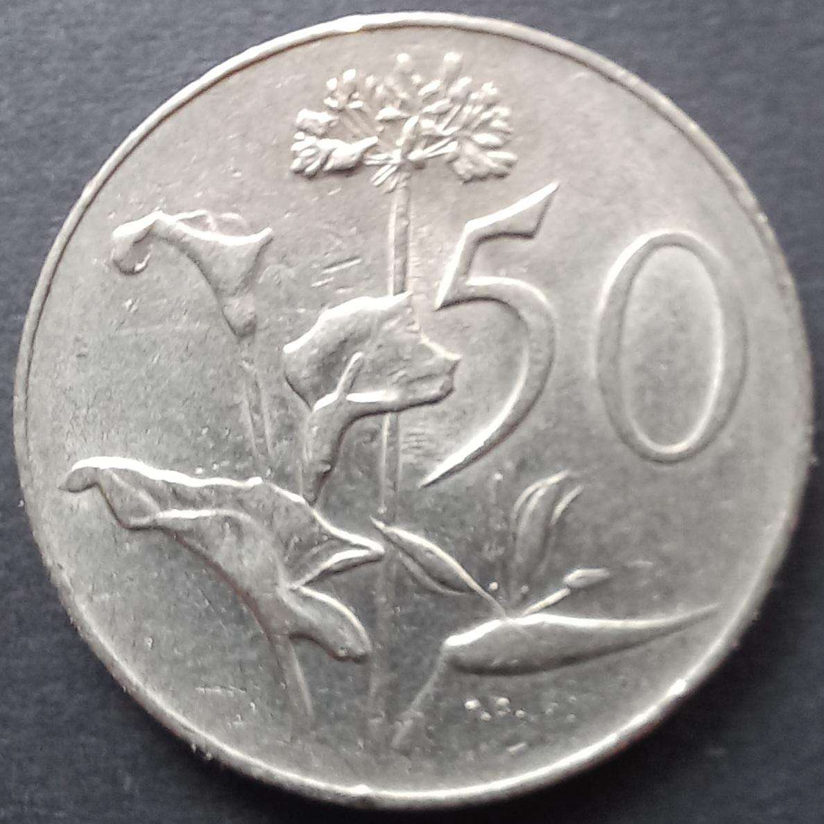 RSA 50 cent 1968 Afr