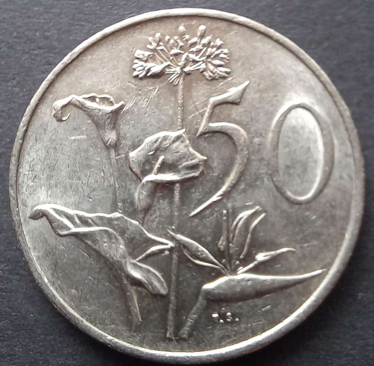 RSA 50 cent 1986