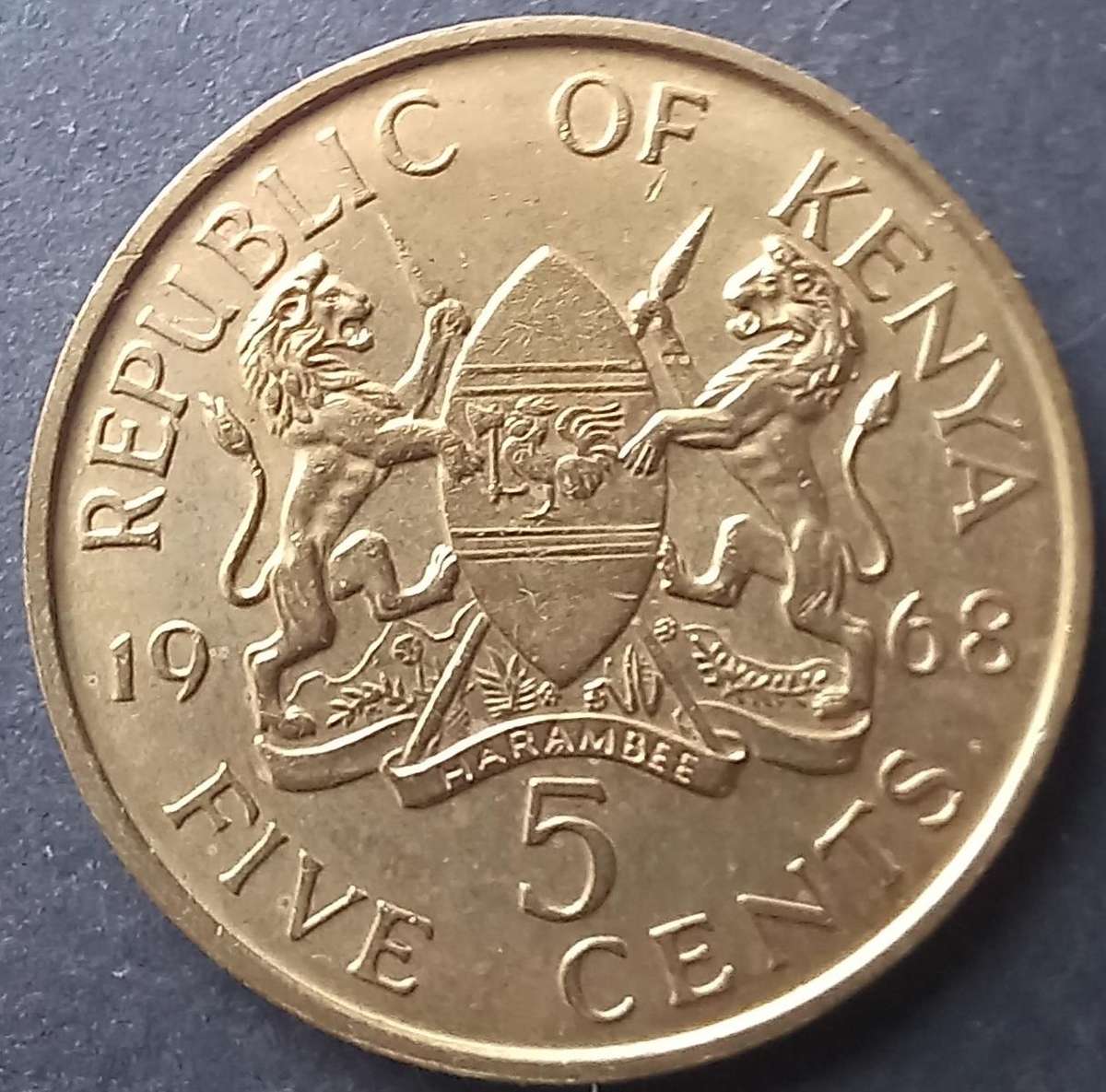 Kenya 1968 5 Cents