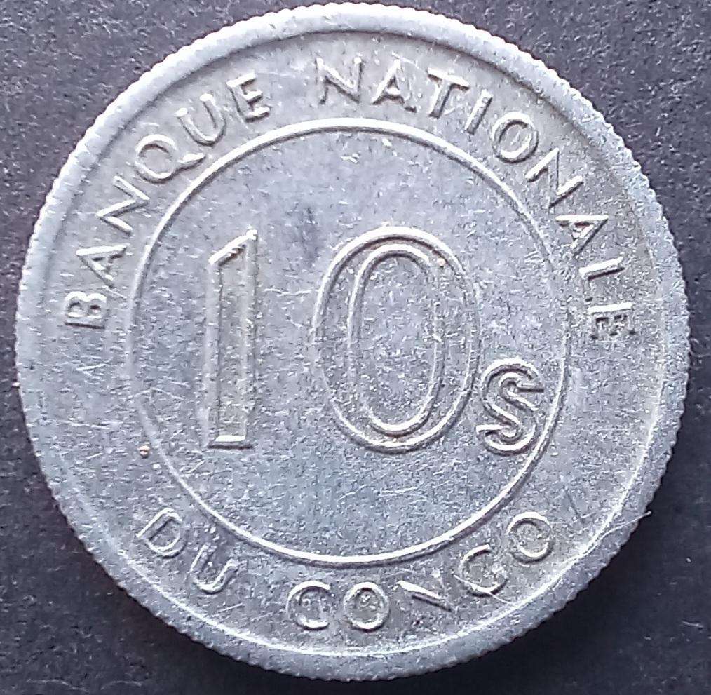 Congo 1967 10 Cent
